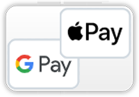 Apple Pay / Google Pay (via Stripe)
