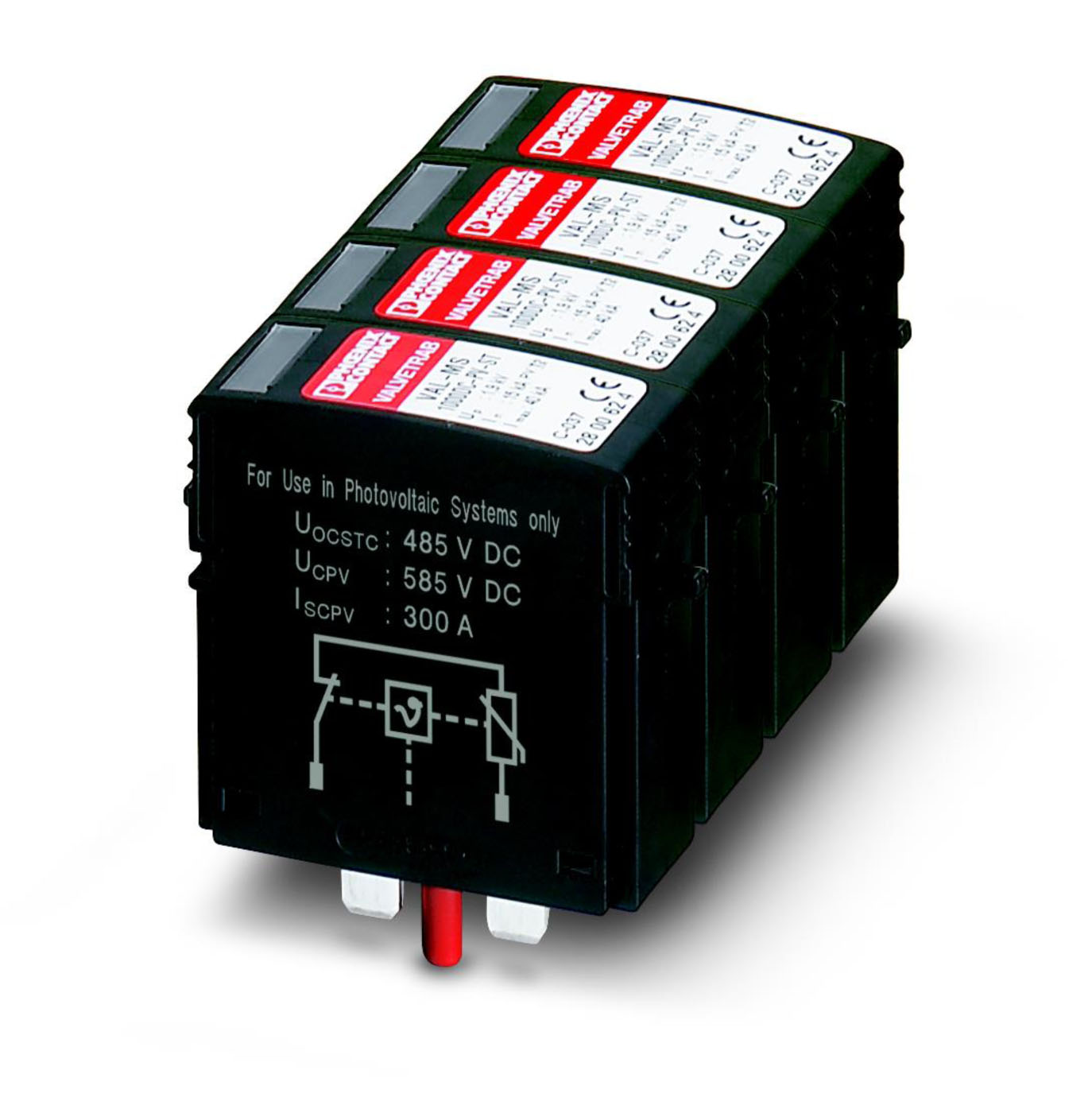 SMA DC_SPD_KIT3-10 DC-Überspannungsschutz-Set Typ 2 4 Module 40 kA SMA DC_SPD_KIT3-10 DC-Überspannungsschutz-Set Typ 2 4 Module 40 kA